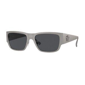 NWT VERSACE SUNGLASSES UNISEX GREY SQUARE EYEWEAR VERSACE